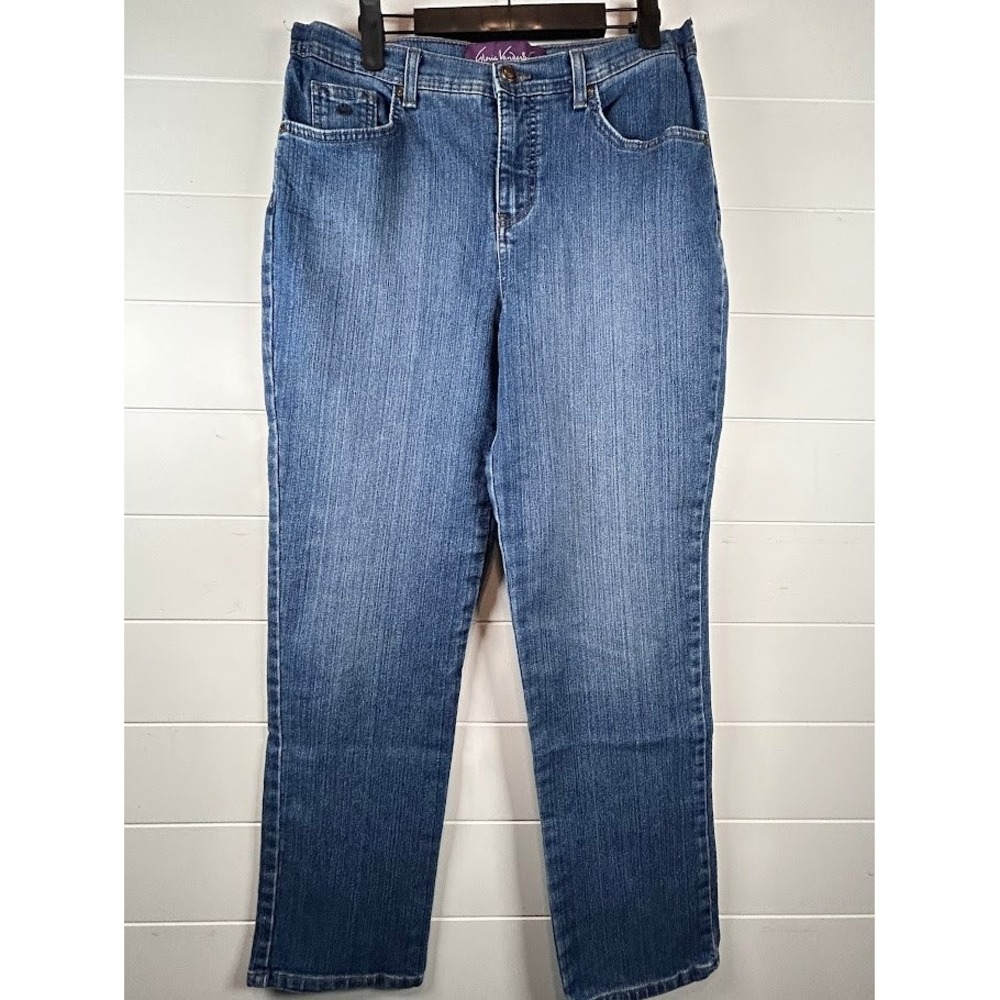 Gloria Vanderbilt Women's‎ Blue Wash Denim Jeans Size 8 Short